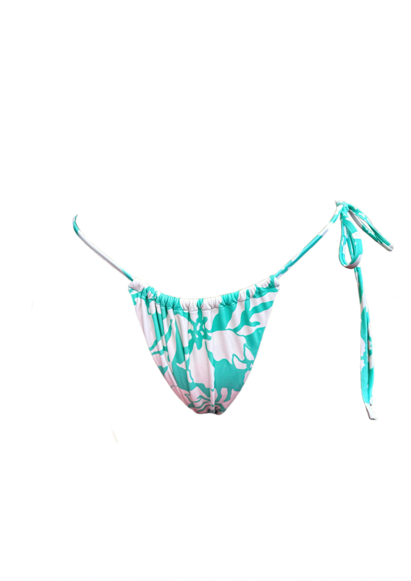 Gigi Aqua Flower - Tide Side Brazilian Bottom