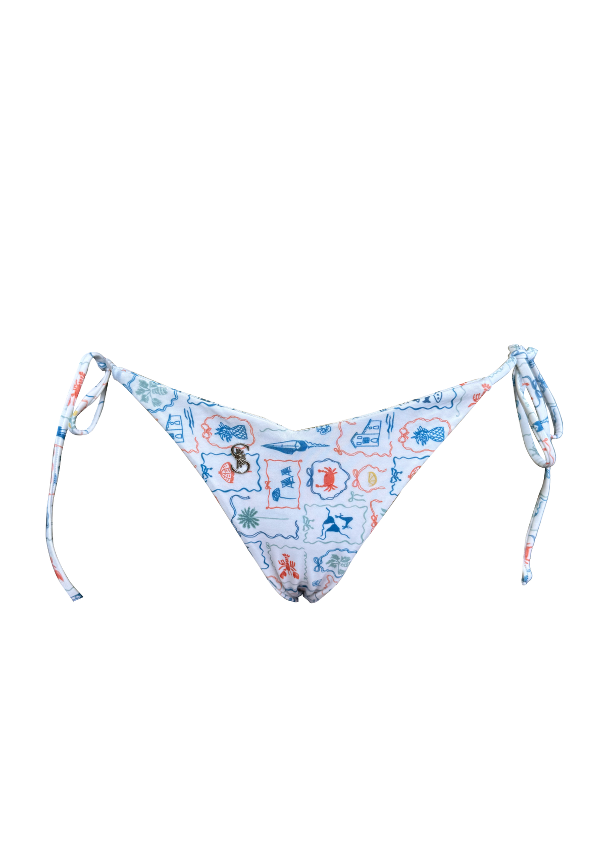 Bella Amalfi - Tide Side Thong Bikini Bottom