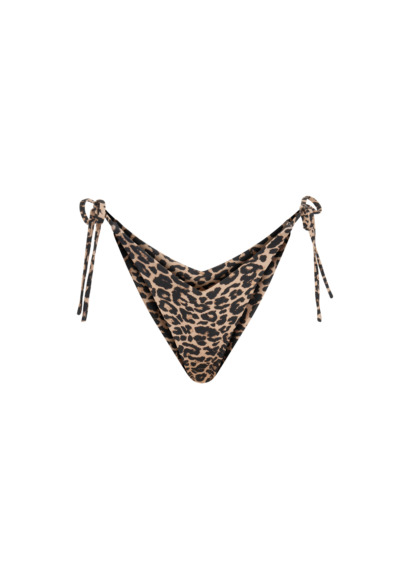 Bella Leopard - Tide Side Thong Bikini Bottom