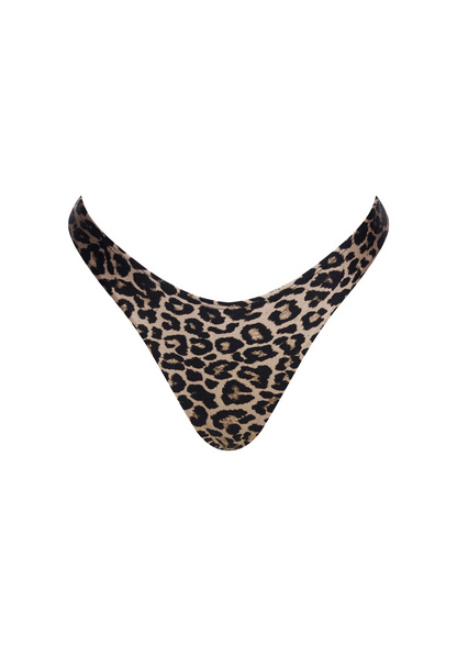 Jayla Leopard - Thong Bikini Bottom