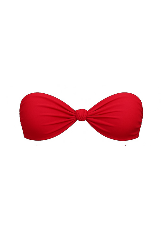 Lena Chili - Knotted Bandeau Bikini Top