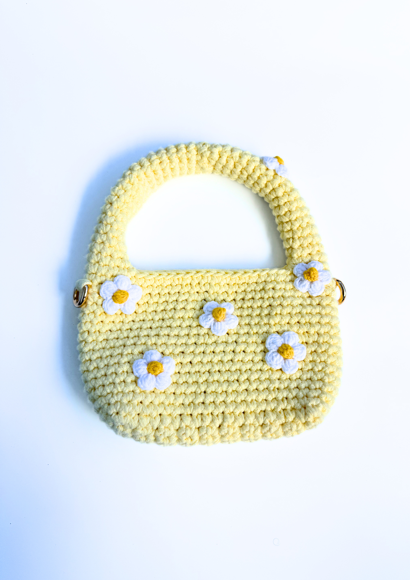 SB12 - Mini Daisy Crochet Handbag