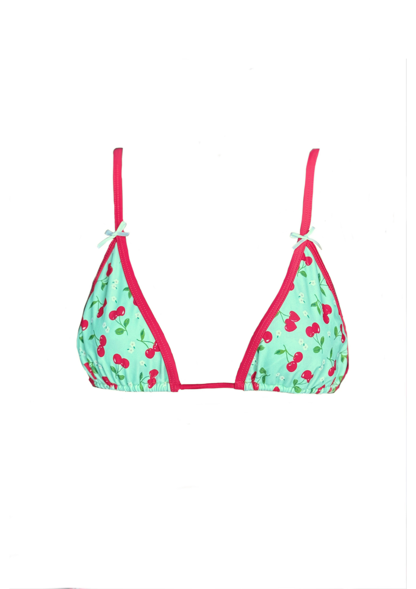 June Cherry - Triangle Bikini Top