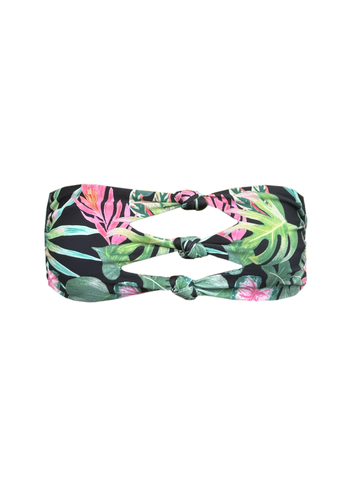 Hailee Eden - Triple Knotted Bandeau Bikini Top