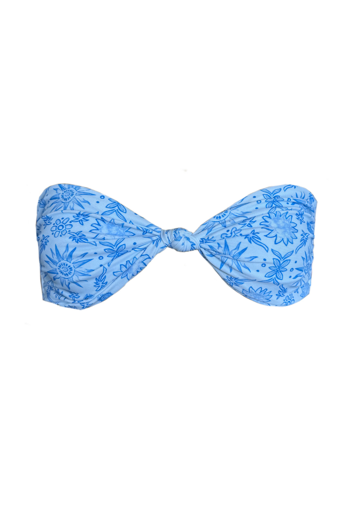 Lena Santorini - Knotted Bandeau Bikini Top