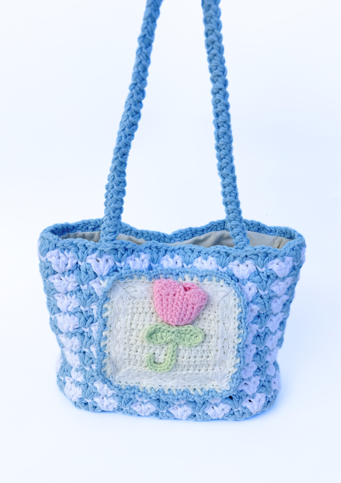 SB06 - Tulip Crochet Handbag