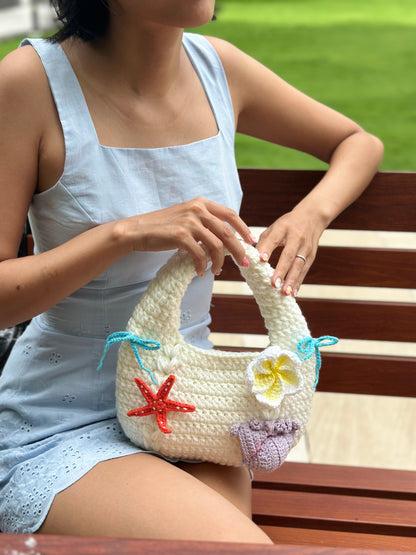 SB12 Ocean Crochet Bag