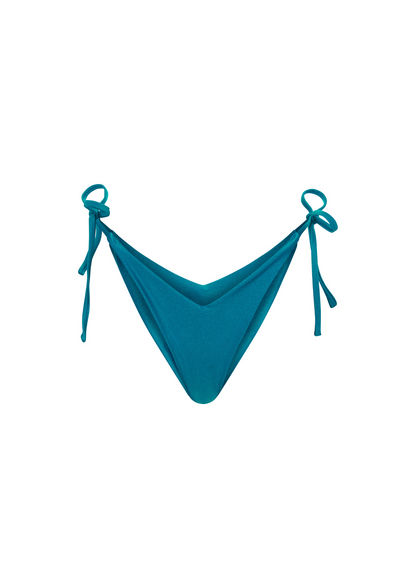 Bella Teal - Tie Side Cheeky Bikini Bottom