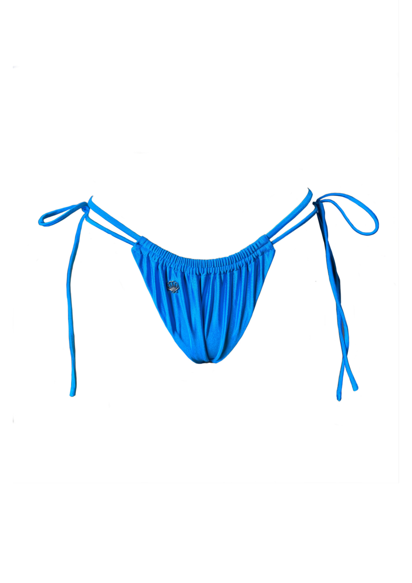 Evie Azure - Double Tide Side Brazilian Bottom