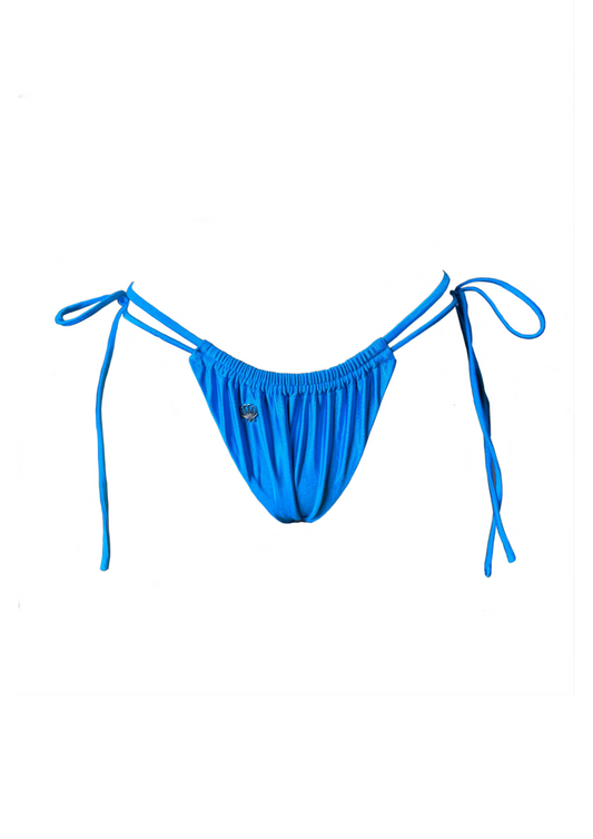 Evie Azure - Double Tide Side Brazilian Bottom