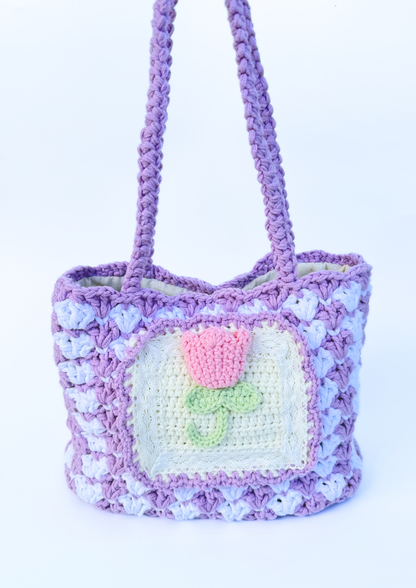 SB06 - Tulip Crochet Handbag