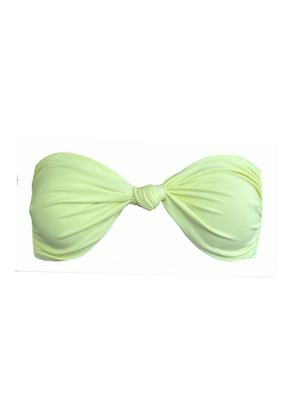 Lena Butter - Knotted Bandeau Bikini Top
