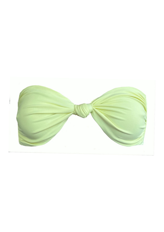 Lena Butter - Knotted Bandeau Bikini Top