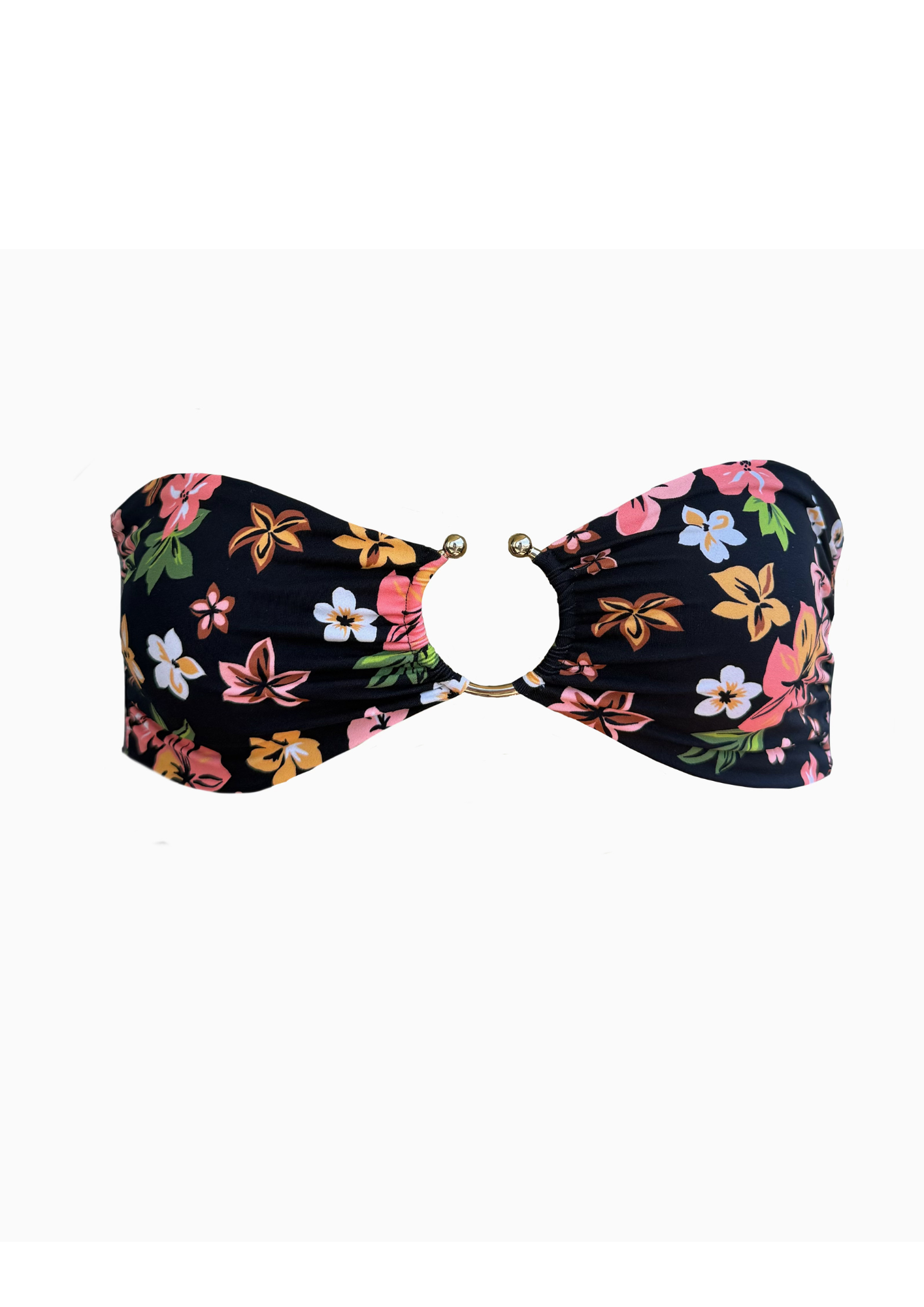 Cassy Tropical Night - Bandeau Bikini Top