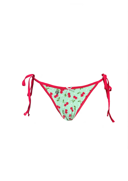 Raya Cherry - Tie Side Bikini Bottom